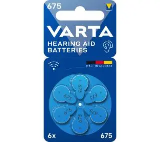 VARTA do aparatu słuchowego PR44 typ 675 6szt.