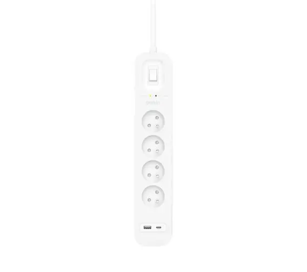 Belkin SRB001CA2M 4 gniazda 2m Biały