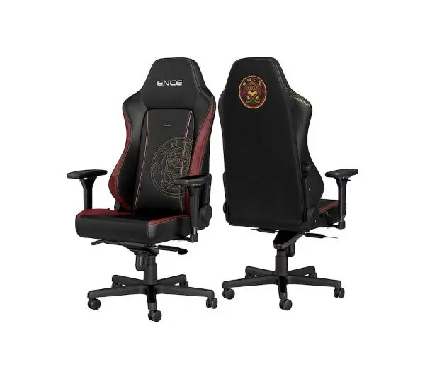 Noblechairs HERO Ence Edition Gamingowy do 150kg Skóra ECO Czarno-czerwony - Kup na Raty - RRSO 0%
