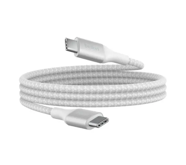 Belkin USB-C -USB-C Power delivery 240W 1m Nylon Biały