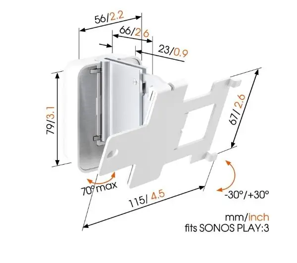 Vogels SOUND 4203 Biały