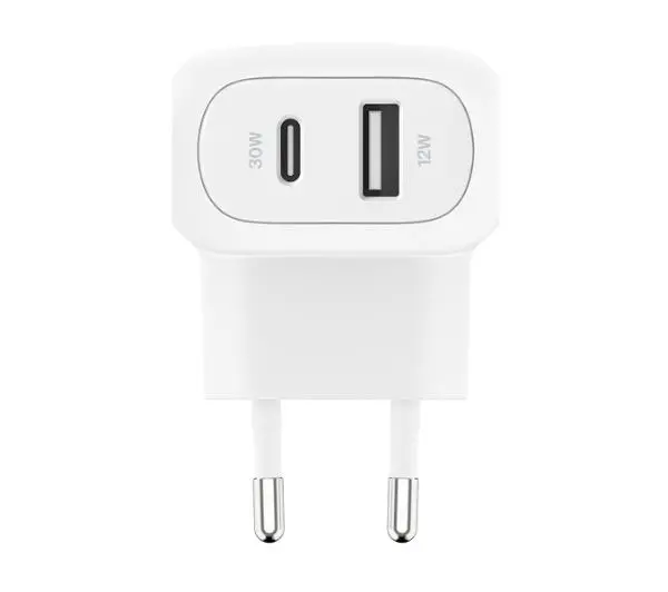 Belkin 42W 1x USB-C 1x USB-A Biały