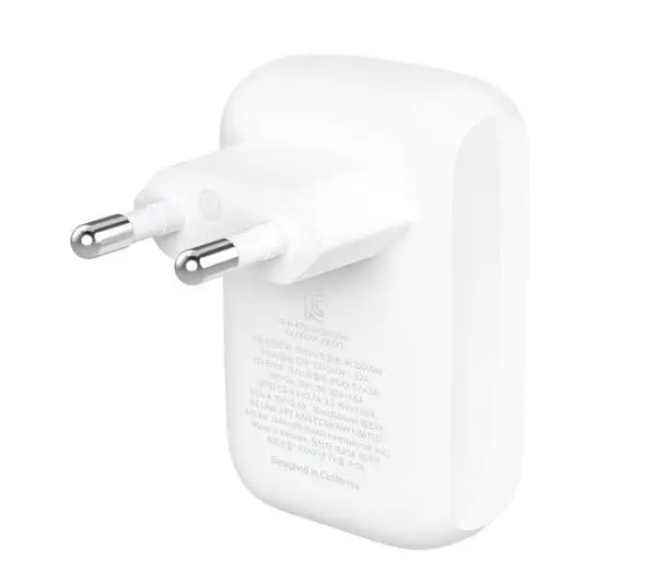 Belkin 42W 1x USB-C 1x USB-A Biały