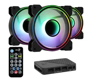 Aerocool Mirage 12 ARGB Pro 120mm 3szt. Czarny