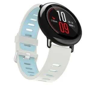 Beline do Watch 20mm Double Color Silicone uniwersalny Biało-niebieski