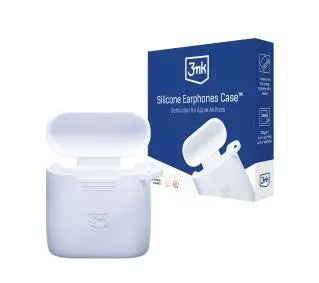 3mk Silicone Earphones Case do AirPods 2 Gen. Biały