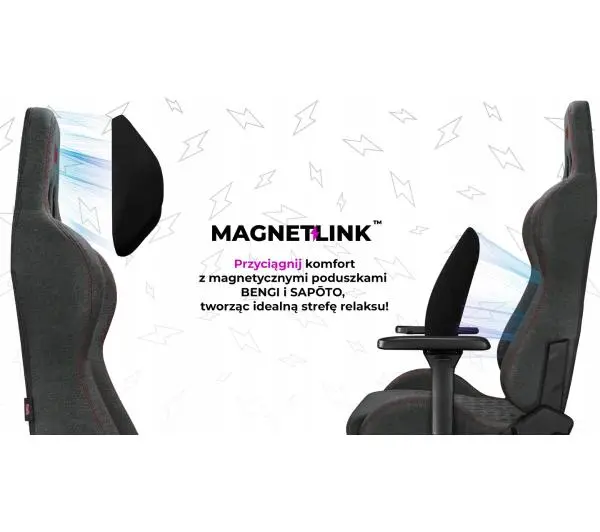 Yumisu 2050 Magnetic Materiał Biurowy do 150kg Tkanina Szaro-czerwony - Kup na Raty - RRSO 0%