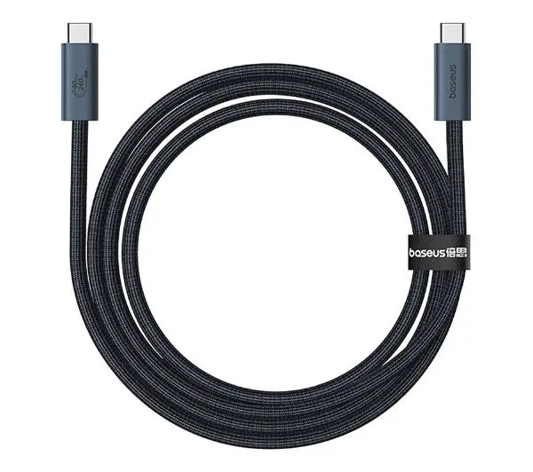 Baseus USB-C do USB-C Flash 2 240W 1m Czarny