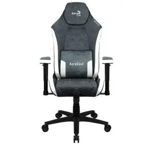 Aerocool CROWN AeroSuede Gamingowy do 150kg Tkanina Steel Blue