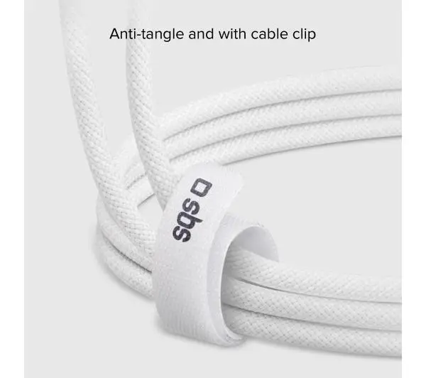 SBS USB-C do USB-C 60W 1,5m Szary