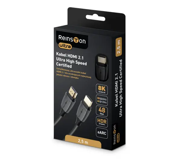 Reinston Ultra EK033U 2,5m Czarny