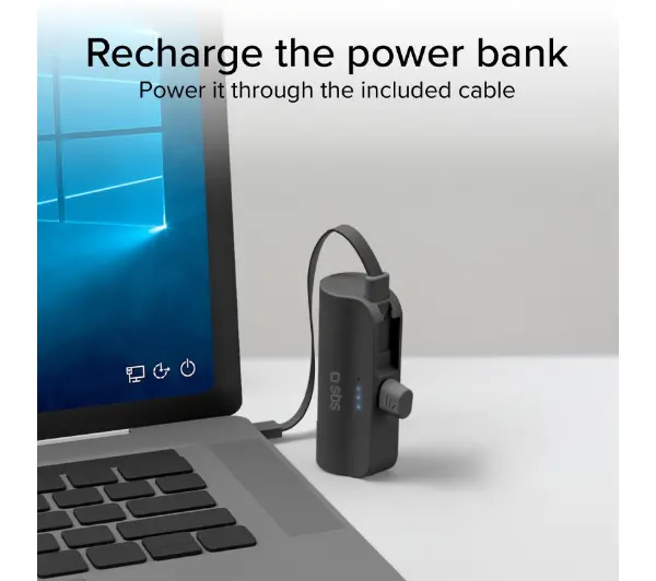 SBS TEBB5000PLUGCK 5000mAh 12W Czarny