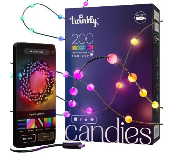 Twinkly CANDIES 200xLED 12m