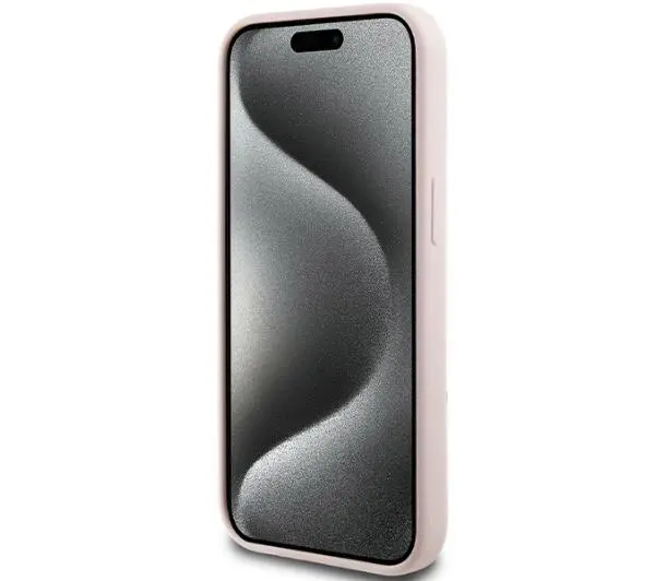 Lacoste Silicone MagSafe do iPhone 15 Różowy