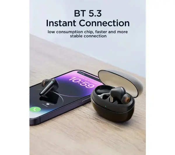 Joyroom Jbuds JR-BB1 Dokanałowe Bluetooth 5.3 Biały