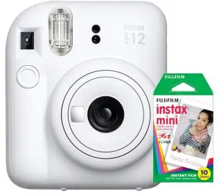 Fujifilm Instax Mini 12 Biały + wkłady 10szt - Kup na Raty - RRSO 0%