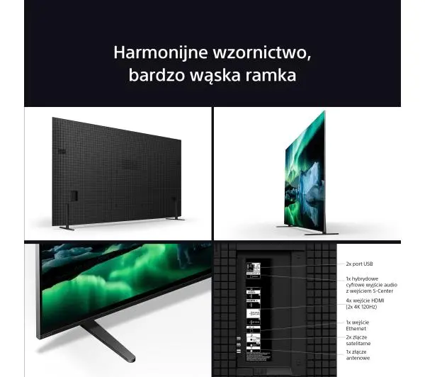 Sony BRAVIA 8  K-65XR80 65" 4K OLED 120Hz Google TV Dolby Vision Dolby Atmos HDMI 2.1 DVB-T2 - ⚡ EURO HIT CENOWY! ⚡ - Kup na Raty - RRSO 0%