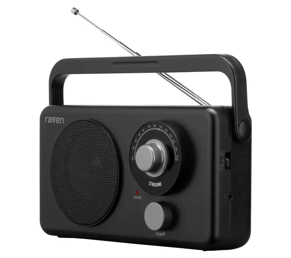 Raven ERADP003 Radio FM Czarny