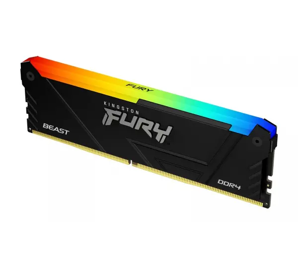 Kingston FURY Beast RGB DDR4 16GB (2 x 8GB) 3200 CL16 Czarny - Kup na Raty - RRSO 0%