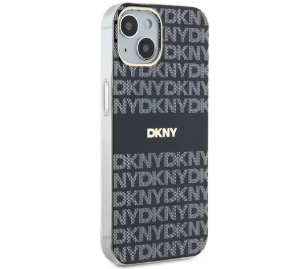 DKNY IML Mono & Stripe MagSafe do  iPhone 15 Plus Różowy