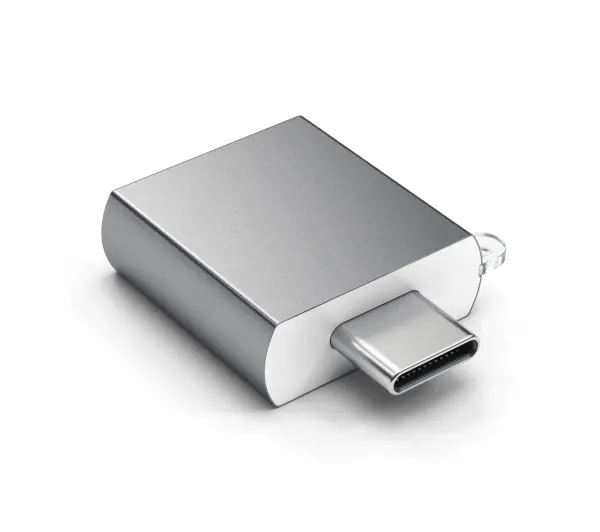 Satechi ST-TCUAM Aluminum USB-C do USB-A 3.0 Space Grey
