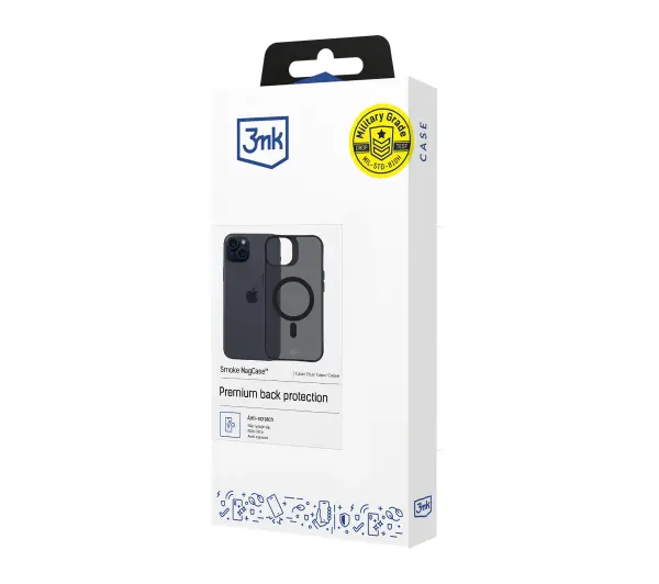 3mk Smoke MagCase do iPhone 15 
