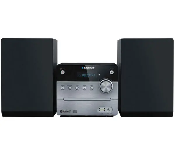 Blaupunkt MS12BT 10W Bluetooth Radio FM Srebrny