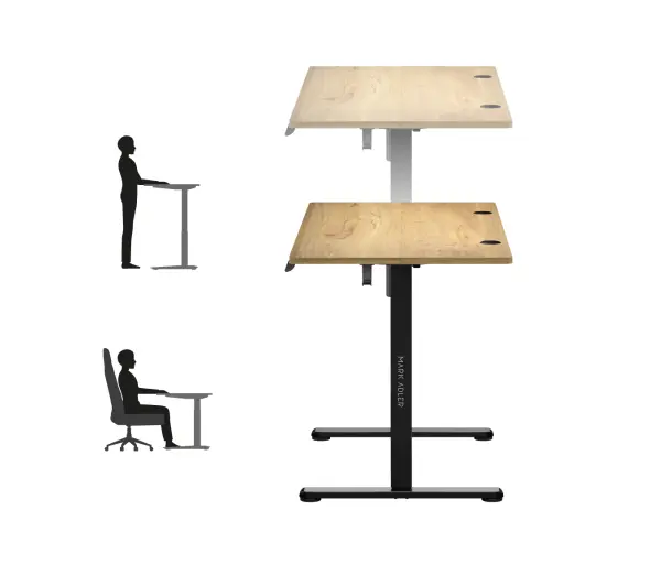 Mark Adler Leader 7.0 120cm Dzielony blat Brązowo-czarny - Kup na Raty - RRSO 0%