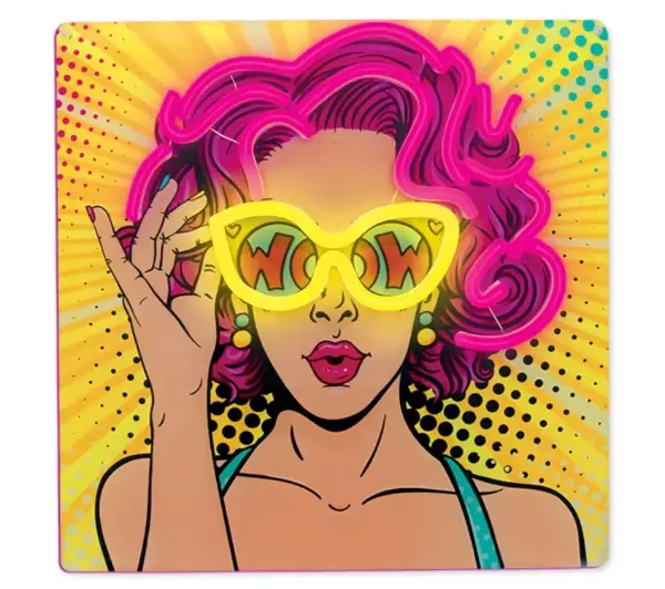 Neon LED FOREVER LIGHT Power woman FLA02