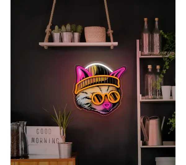 Forever Art LED Kot marzyciel FLA04