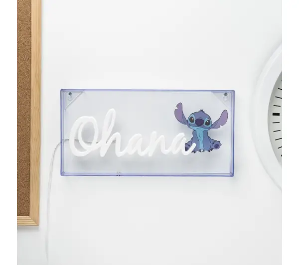 Paladone Disney Lilo & Stich Ohana LED Neon Light