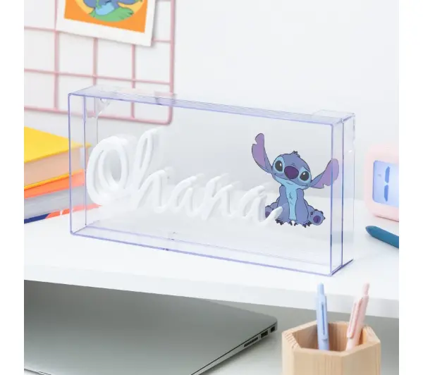Paladone Disney Lilo & Stich Ohana LED Neon Light