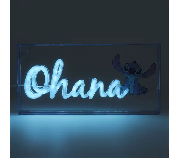 Paladone Disney Lilo & Stich Ohana LED Neon Light
