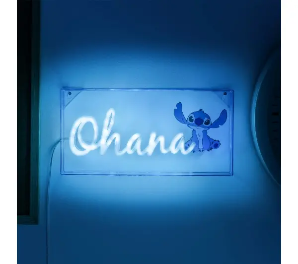 Paladone Disney Lilo & Stich Ohana LED Neon Light