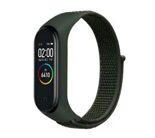 Beline do Mi Band 7/6/5/4/3 NylonLoop Zielony