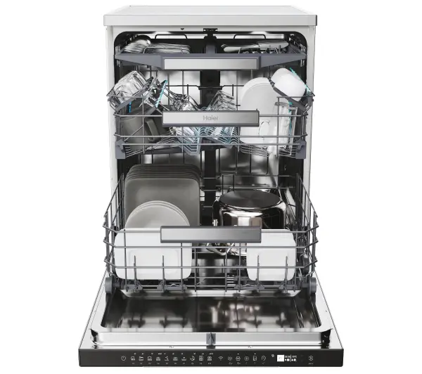 Haier I-Pro Shine Seria 5 XF 6B2M3PX 59,7cm Funkcje AI Automatyczne otwieranie drzwi Szuflada na sztućce  - TRZECI -55%, ALBO 5-TY ZA 1ZŁ - Kup na Raty - RRSO 0%