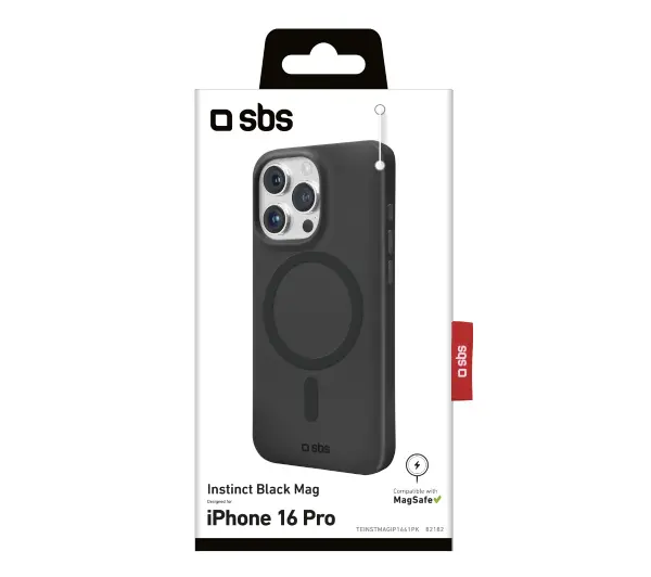SBS Instinct MagSafe do iPhone 16 Pro Czarny