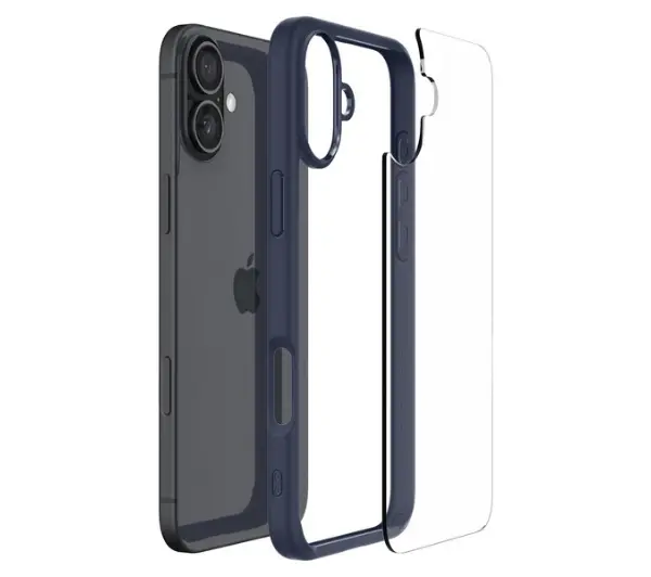 Spigen Ultra Hybrid do iPhone 16 Granatowy
