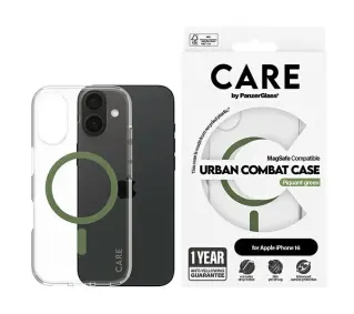 PanzerGlass Flagship Case MagSafe do iPhone 16 Zielony