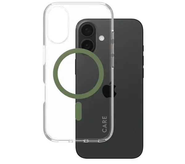 PanzerGlass Flagship Case MagSafe do iPhone 16 Zielony