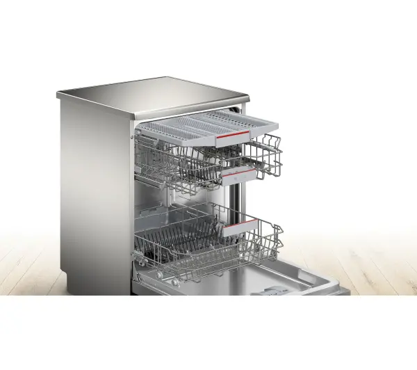 Bosch Serie 4 SMS4EVI04E 60cm Automatyczne otwieranie drzwi Szuflada na sztućce Zdalne sterowanie - Kup na Raty - RRSO 0%