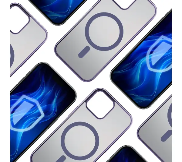 3mk Frosty Magcase do iPhone 15 Purpurowy