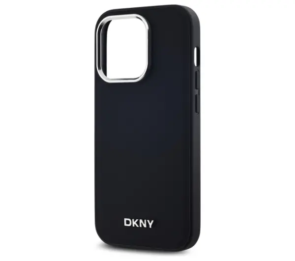 DKNY Plain Logo MagSafe do iPhone 14 Pro Max Czarny