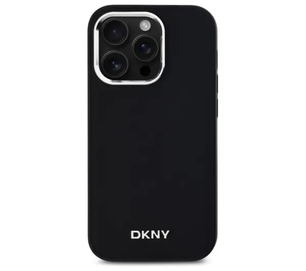 DKNY Plain Logo MagSafe do iPhone 14 Pro Max Czarny