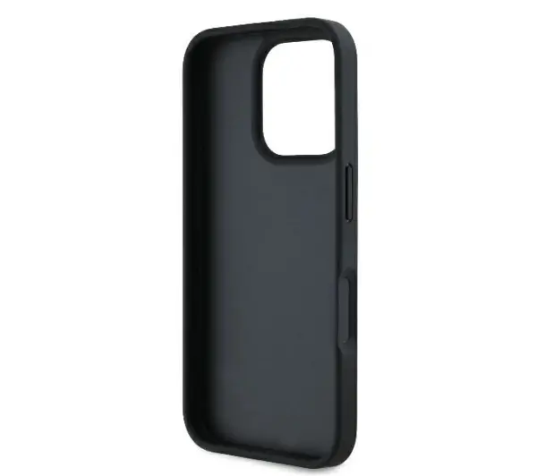 Karl Lagerfeld Cardslots Monogram do iPhone 16 Pro Max Czarny