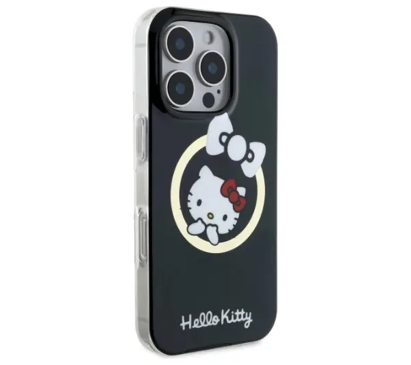 Hello Kitty IML Fun bow MagSafe do iPhone 16 Pro Max Czarny