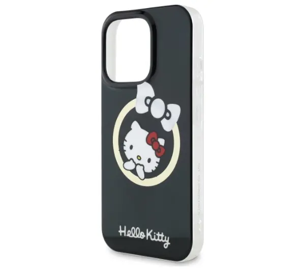 Hello Kitty IML Fun bow MagSafe do iPhone 16 Pro Max Czarny