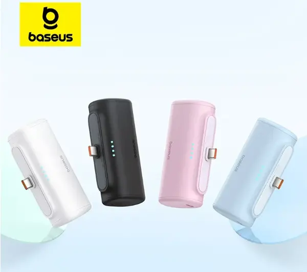 Baseus Compact IP 5000mAh 20W Lightning Biały