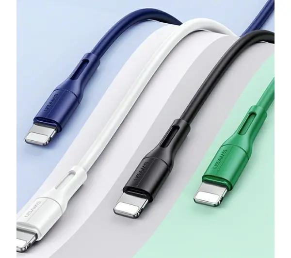 USAMS USB do microUSB 2A Fast Charge 1m Zielony