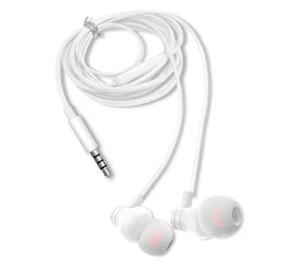 Aiwa ESTM-50WT Dokanałowe Mikrofon Biały